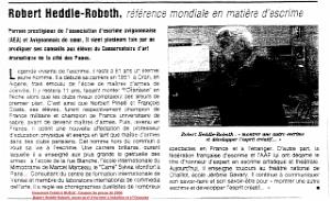 21- coupure de presse escrime